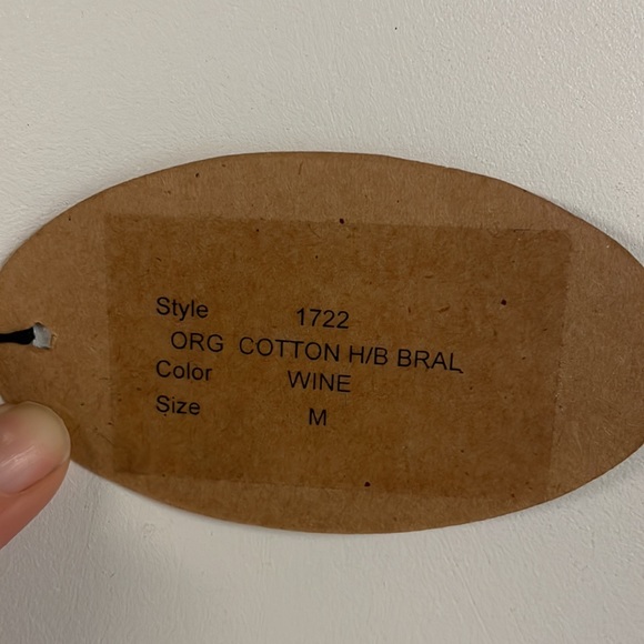 Wine color bralette only hearts nwt - Picture 6 of 6